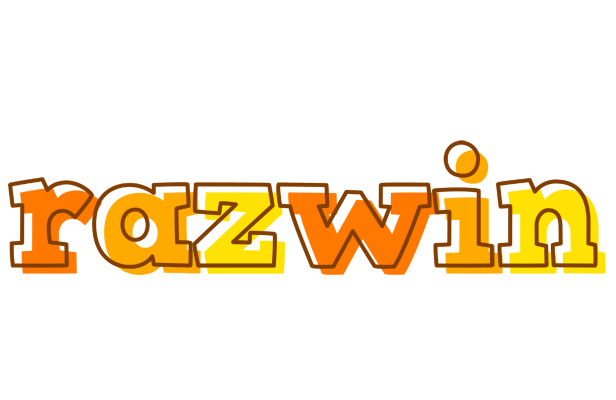 Razwin desert logo