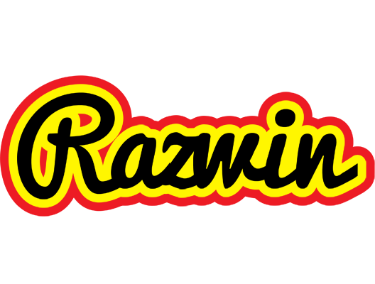 Razwin flaming logo
