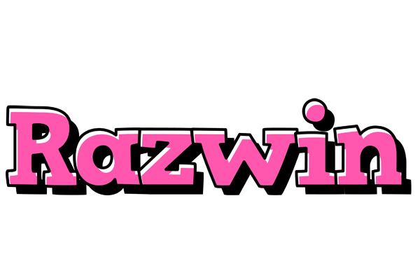Razwin girlish logo