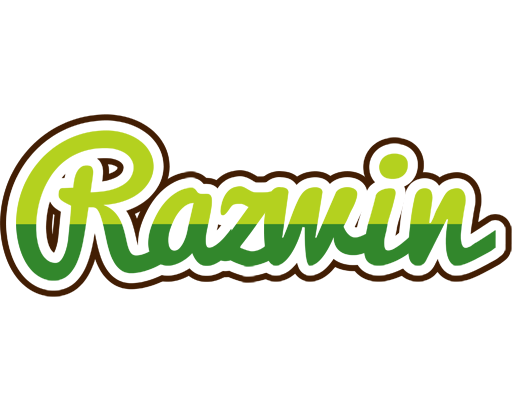 Razwin golfing logo