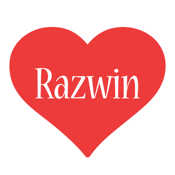 Razwin love logo
