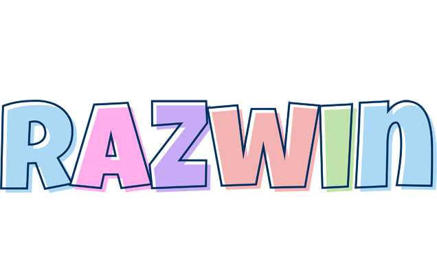 Razwin pastel logo