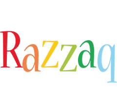 Razzaq birthday logo