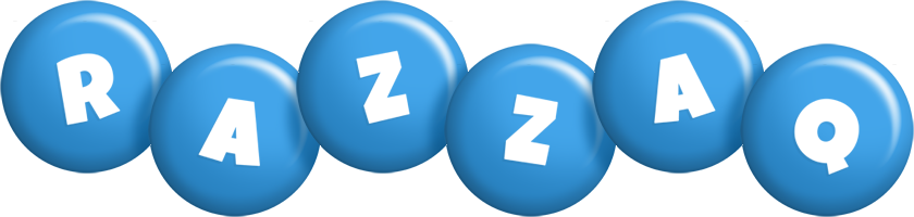 Razzaq candy-blue logo