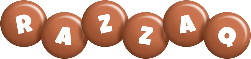 Razzaq candy-brown logo