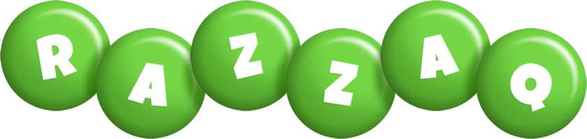Razzaq candy-green logo