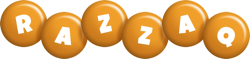Razzaq candy-orange logo
