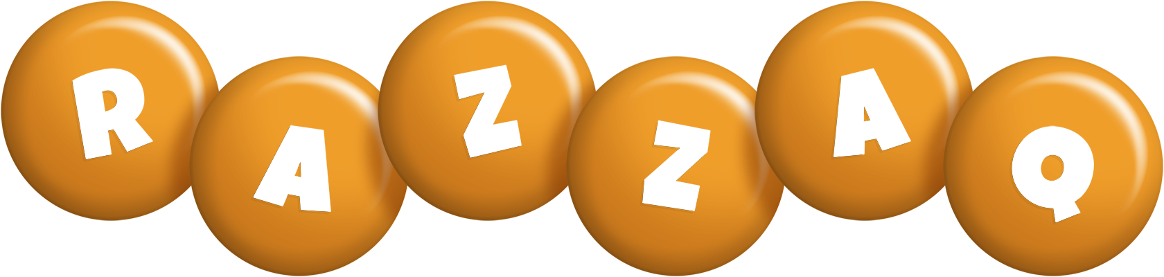 Razzaq candy-orange logo