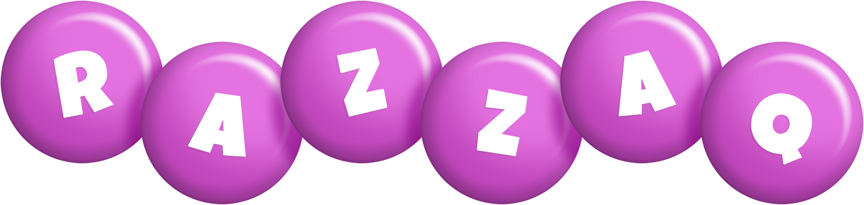 Razzaq candy-purple logo