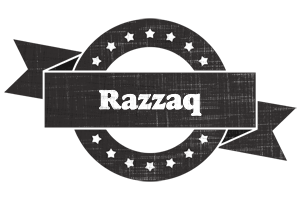 Razzaq grunge logo
