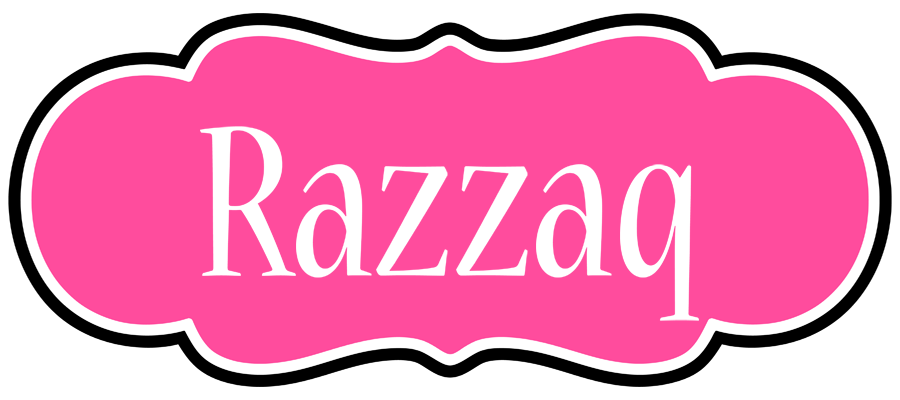 Razzaq invitation logo