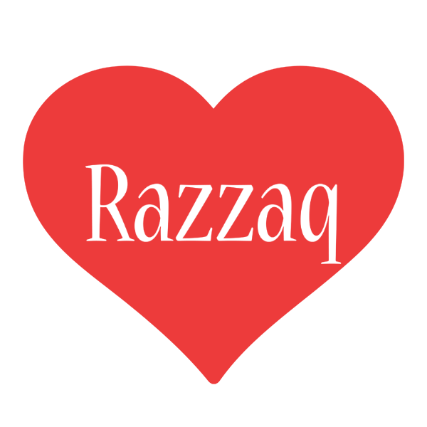 Razzaq love logo
