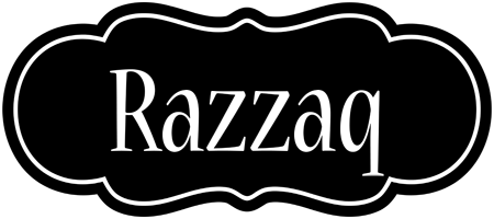 Razzaq welcome logo