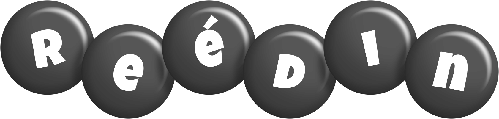 Reédin candy-black logo