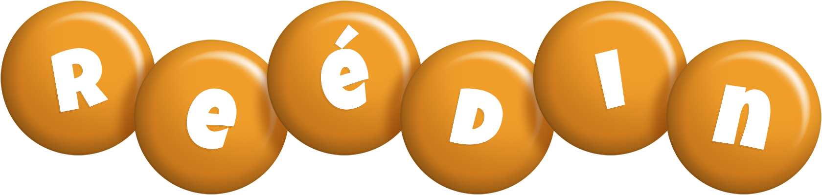 Reédin candy-orange logo