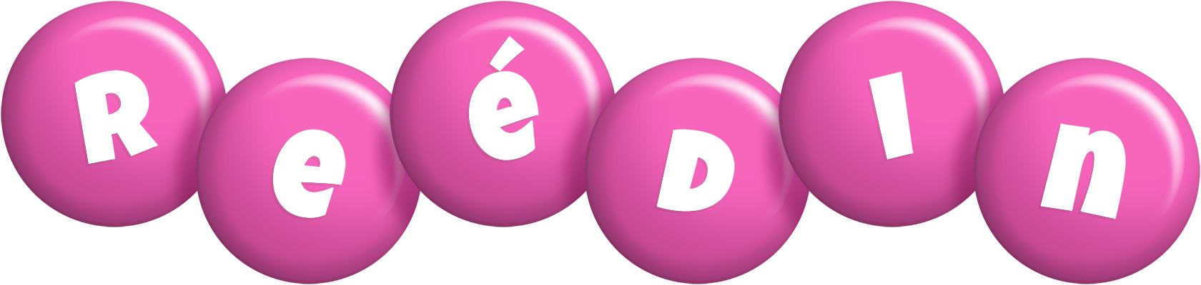 Reédin candy-pink logo