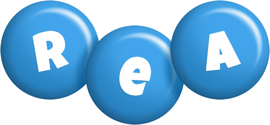 Rea candy-blue logo