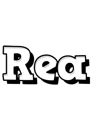 Rea snowing logo