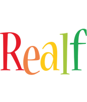 Realf birthday logo