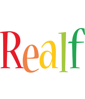 Realf birthday logo