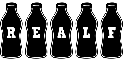 Realf bottle logo