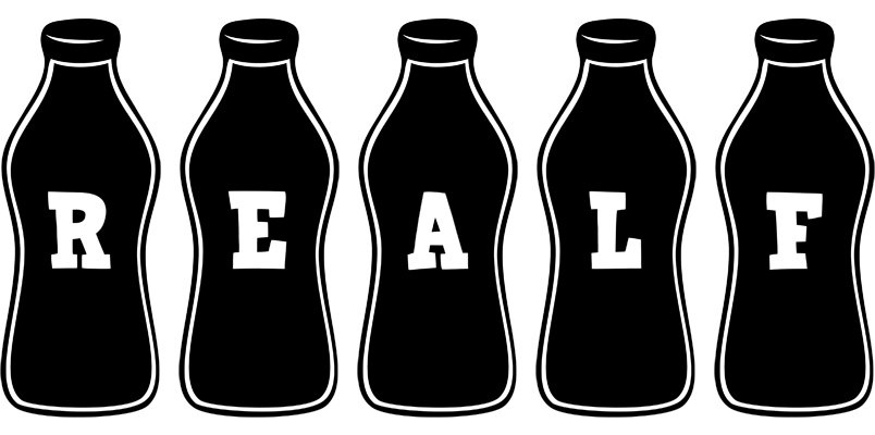 Realf bottle logo