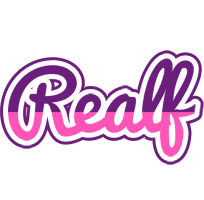 Realf cheerful logo