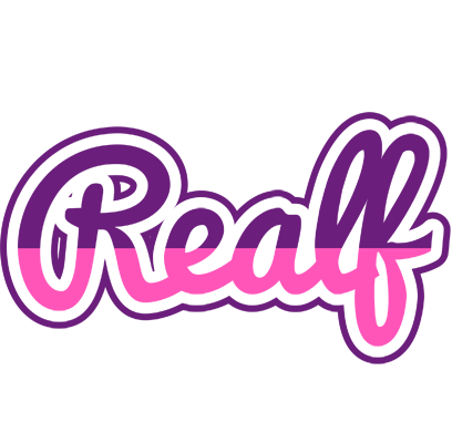 Realf cheerful logo