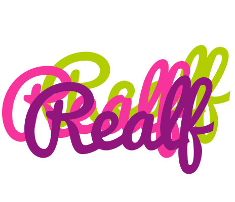 Realf flowers logo