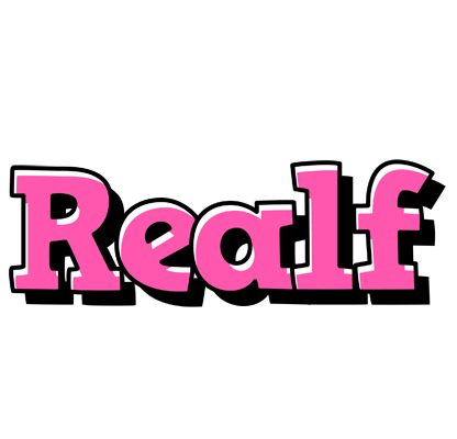 Realf girlish logo