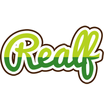 Realf golfing logo