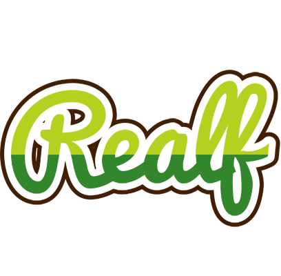 Realf golfing logo
