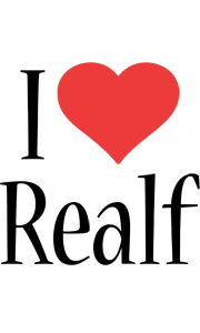 Realf i-love logo
