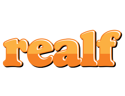Realf orange logo