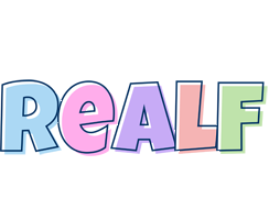 Realf pastel logo