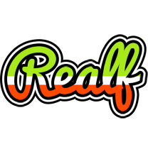 Realf superfun logo