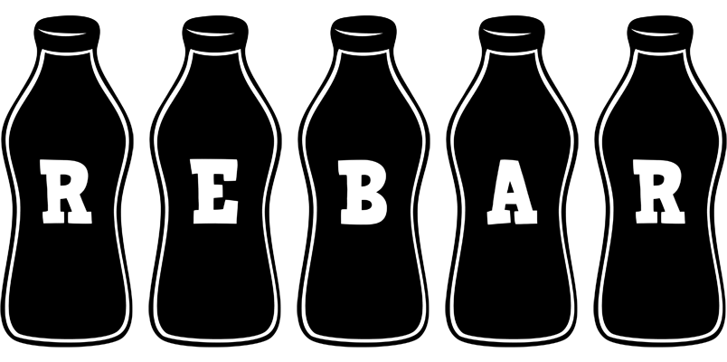 Rebar bottle logo