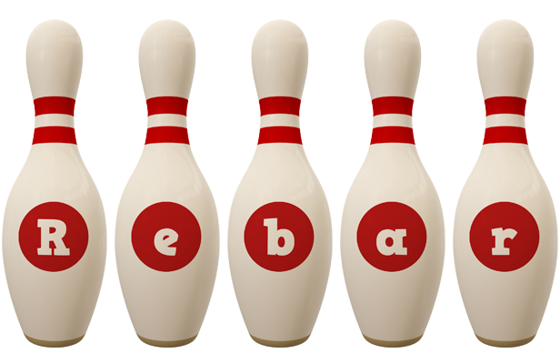 Rebar bowling-pin logo