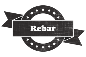 Rebar grunge logo