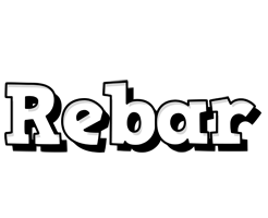 Rebar snowing logo