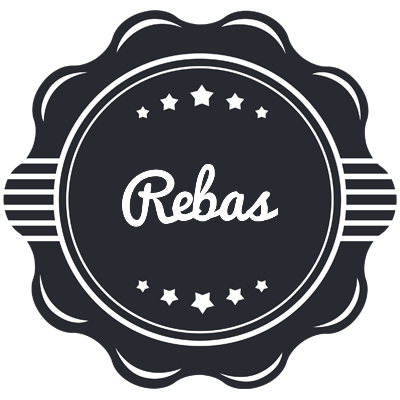 Rebas badge logo