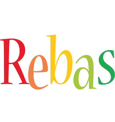 Rebas birthday logo