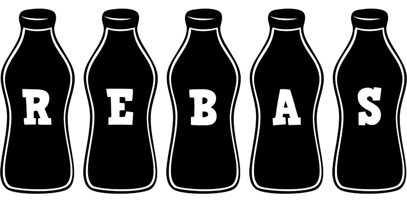 Rebas bottle logo