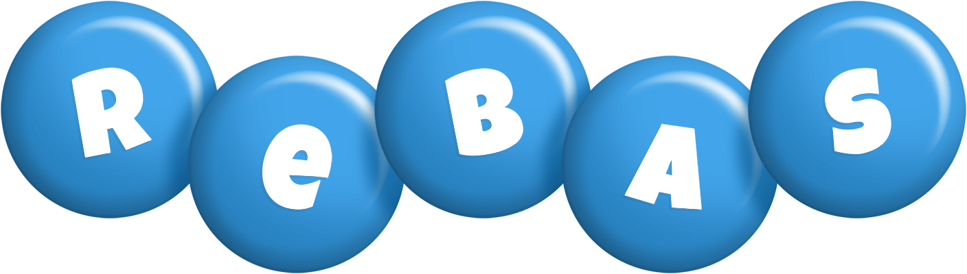 Rebas candy-blue logo