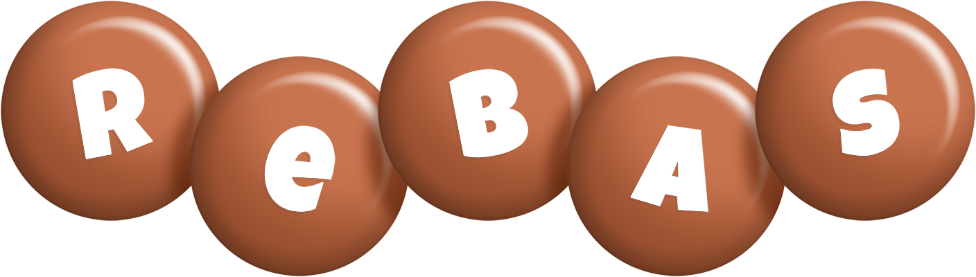 Rebas candy-brown logo