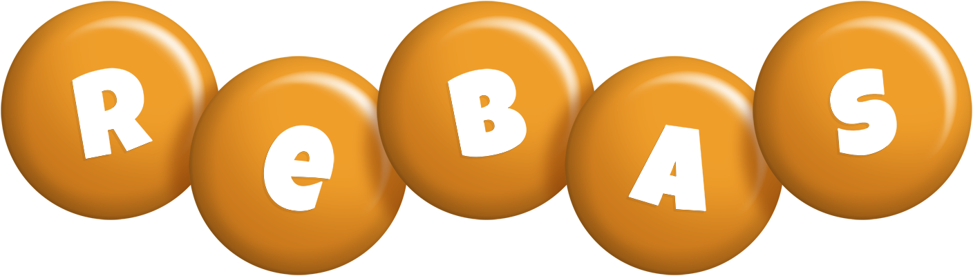 Rebas candy-orange logo