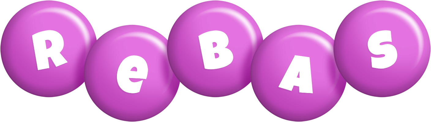 Rebas candy-purple logo