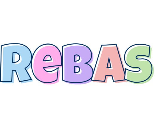 Rebas pastel logo
