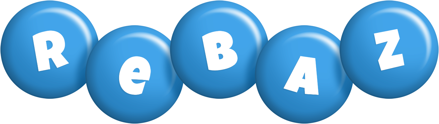 Rebaz candy-blue logo