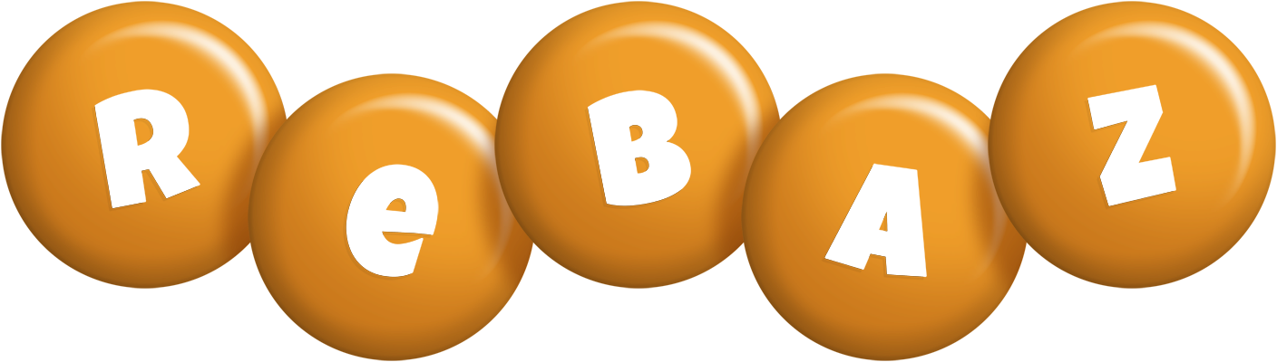 Rebaz candy-orange logo